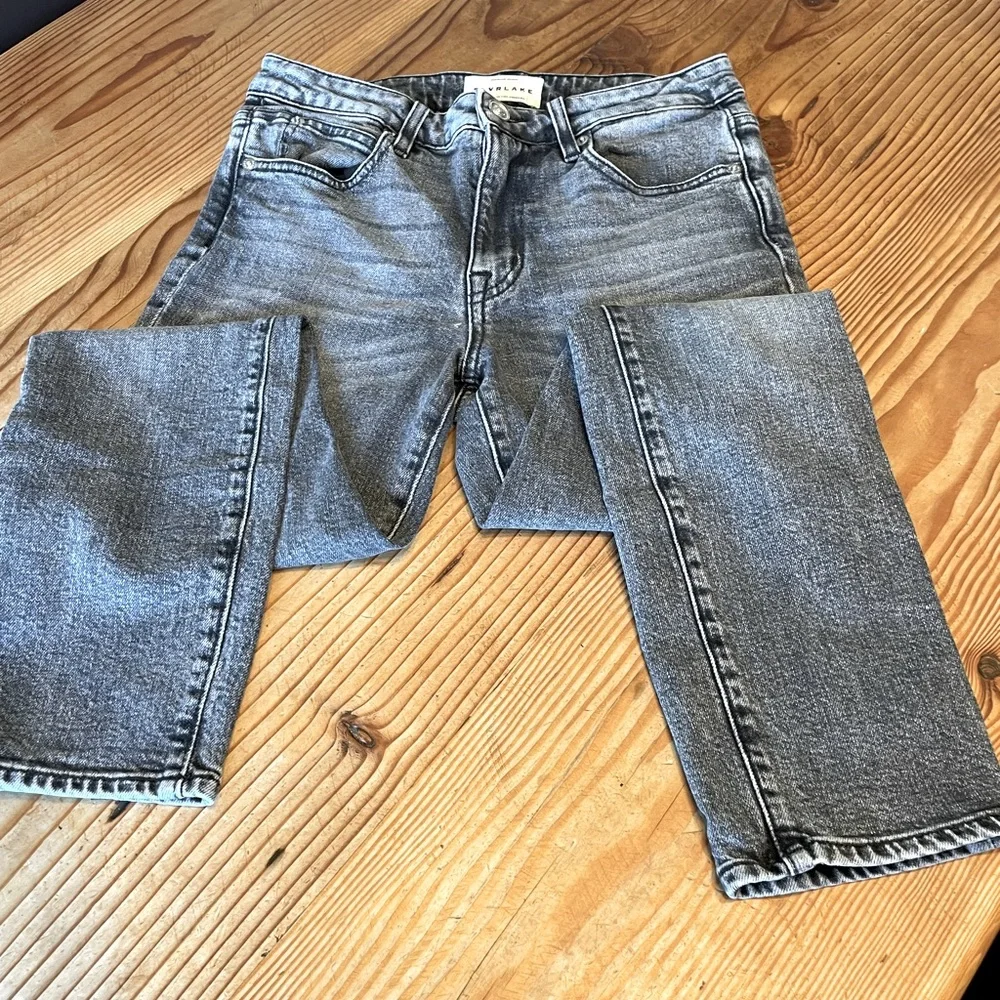 - 🩷HOST PICK🩷 - SLVRLAKE Lou Lou denim - blackish-grey jeans in great condition. - Picture 1 of 8